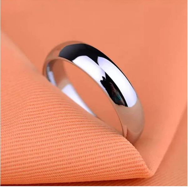s925 stamped white gold color tibetan silver ring simple 4mm stanless steel rings for men women couple gift jewelry accessories, Golden;silver
s925 stamped white gold color tibetan silver ring simple 4mm stanless steel rings for men women couple gift jewelry accessories, Golden;silver