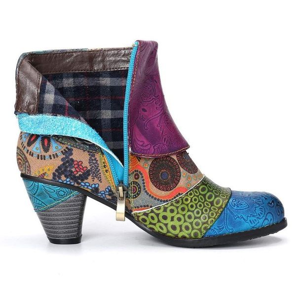 boots women shoes splicing printed ankle boots for female pu leather retro block high heels bohemian ladies spring autumn short boots 230329, Black
boots women shoes splicing printed ankle boots for female pu leather retro block high heels bohemian ladies spring autumn short boots 230329, Black