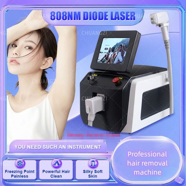 2023 808 diode laser hair removal machine high power ice cooling diode laser 755 808 1064nm, Black
2023 808 diode laser hair removal machine high power ice cooling diode laser 755 808 1064nm, Black