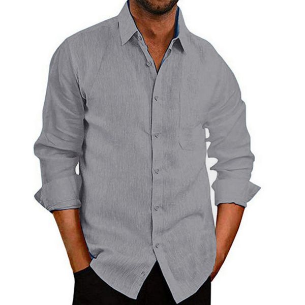 men's casual shirts men shirt cotton and linen stand collar long sleeve casual shirts single button solid shirt 230329, White;black
men's casual shirts men shirt cotton and linen stand collar long sleeve casual shirts single button solid shirt 230329, White;black