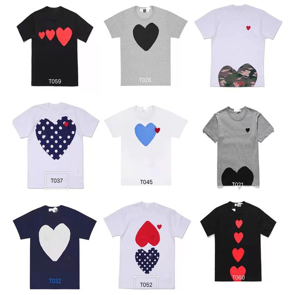 fashion mens play t shirt designer red heart commes casual women shirts des badge garcons high quanlity tshirts cotton embroidery 10 xvxq, White;black
fashion mens play t shirt designer red heart commes casual women shirts des badge garcons high quanlity tshirts cotton embroidery 10 xvxq, White;black