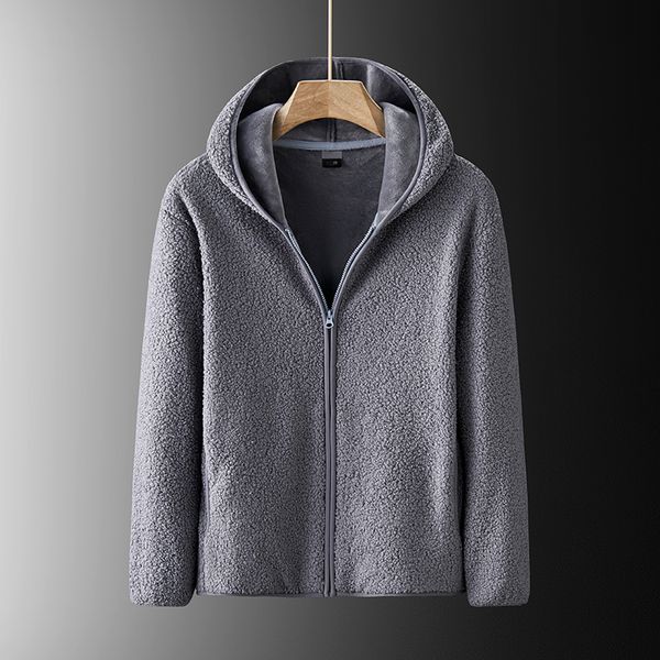 men's jackets outdoor sports leisure plush thickened jacket korean fashion trend men's multifunctional hooded warm fleece coat 230, Black;brown
men's jackets outdoor sports leisure plush thickened jacket korean fashion trend men's multifunctional hooded warm fleece coat 230, Black;brown
