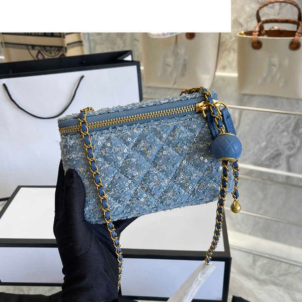 cc bag luxury brand cosmetic bags & cases womens classic mini vanity denim sequins box bags quilted crush ball crossbody shoulder cosmetic c
cc bag luxury brand cosmetic bags & cases womens classic mini vanity denim sequins box bags quilted crush ball crossbody shoulder cosmetic c
