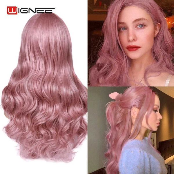 synthetic wigs wignee pink hair synthetic long wavy s heat resistant for women daily/party natural black to brown/purple/ash blonde 230227
synthetic wigs wignee pink hair synthetic long wavy s heat resistant for women daily/party natural black to brown/purple/ash blonde 230227