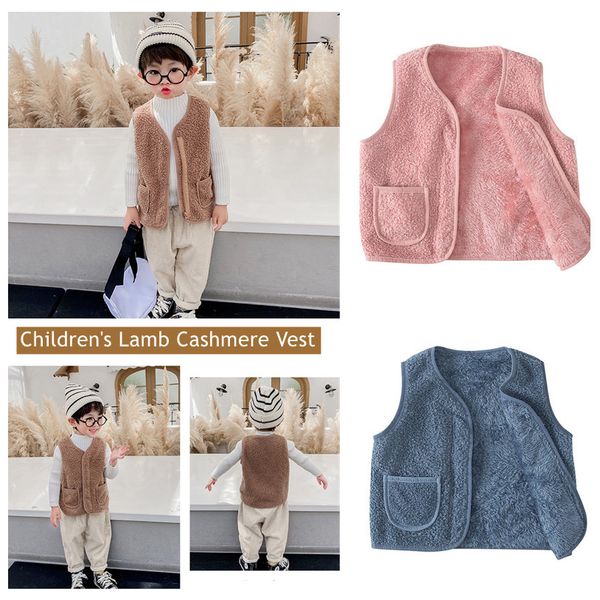 waistcoat children's lamb cashmere vest autumn winter baby plus velvet waistcoat warm boys and girls double-sided fleece coat 230329, Camo
waistcoat children's lamb cashmere vest autumn winter baby plus velvet waistcoat warm boys and girls double-sided fleece coat 230329, Camo