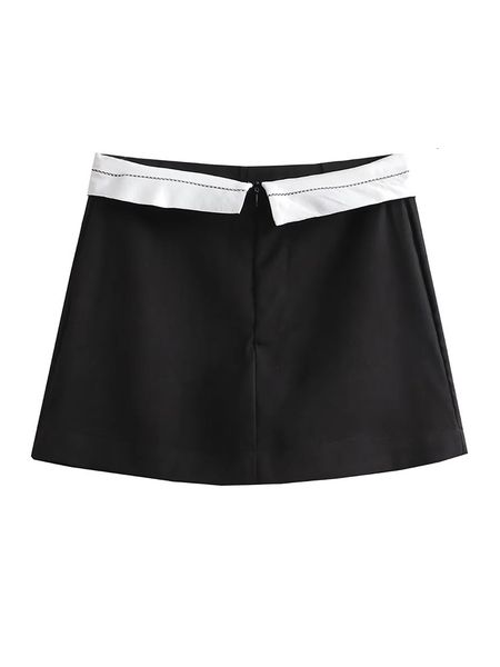 women's shorts traf short for summer mid wiast patchwork pants 2023 straight vintage zipper fly trousers 230329, White;black
women's shorts traf short for summer mid wiast patchwork pants 2023 straight vintage zipper fly trousers 230329, White;black