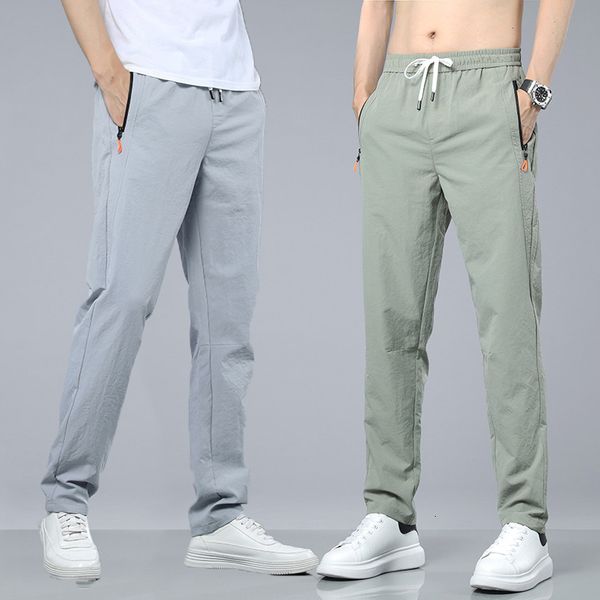 men's pants brand summer clothing zipper pocket casual slim pant straight solid color fashion stretch business trousers male 230329, Black
men's pants brand summer clothing zipper pocket casual slim pant straight solid color fashion stretch business trousers male 230329, Black
