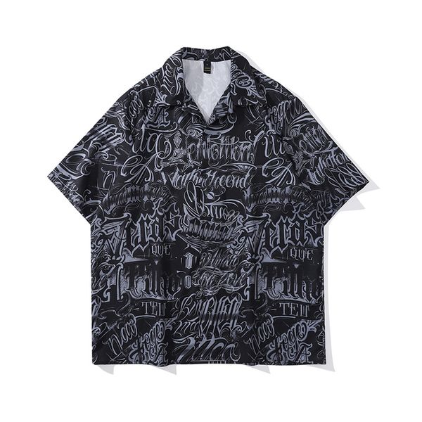 men's casual shirts loose oversize shortsleeved summer letter graffiti print street gothic hiphopy2k dark chicano tattoo fashion 230329, White;black
men's casual shirts loose oversize shortsleeved summer letter graffiti print street gothic hiphopy2k dark chicano tattoo fashion 230329, White;black