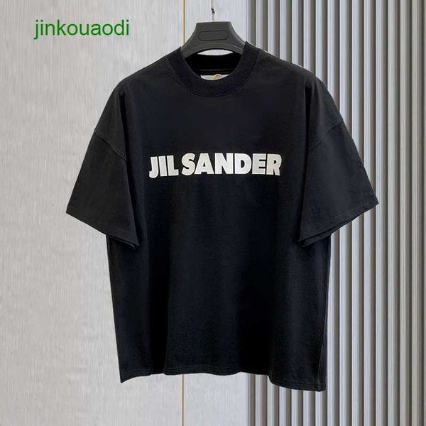 jier sanders letter short sleeve star same men's and women's casual oversize loose fashion t shirt couple pdos, White;black
jier sanders letter short sleeve star same men's and women's casual oversize loose fashion t shirt couple pdos, White;black