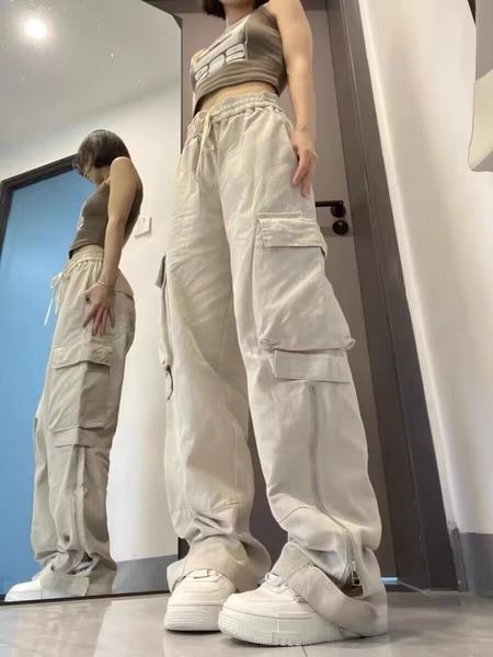 women's pants s 2023 side pocket cargo pant's trousers baggy y2k high waist straight for lovers casual loose pantalones 230329, Black;white
women's pants s 2023 side pocket cargo pant's trousers baggy y2k high waist straight for lovers casual loose pantalones 230329, Black;white