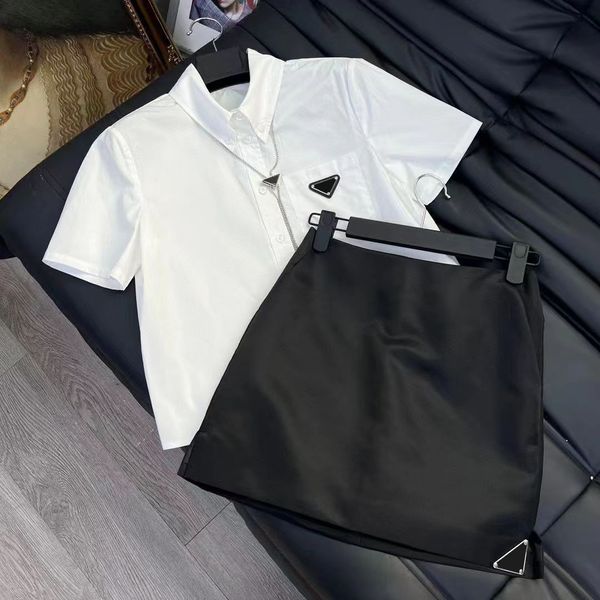 designer womentwo piece dress women's two piece sets high waist a-line nylon skirt fashion suits versatile half skirt, White
designer womentwo piece dress women's two piece sets high waist a-line nylon skirt fashion suits versatile half skirt, White
