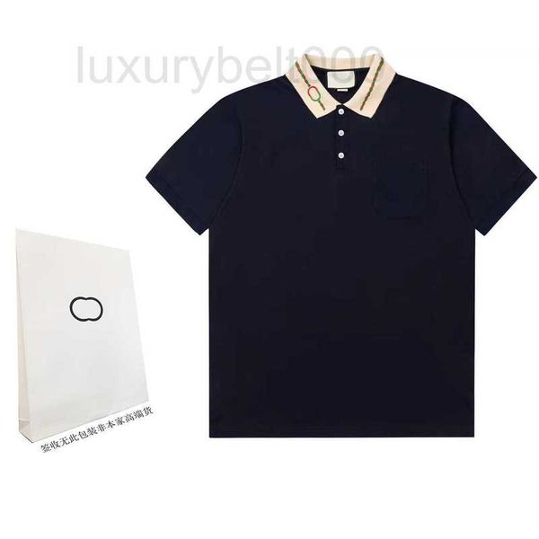 women's polos designer spring/summer 2023 new couple's red green fried dough twists embroidery color contrast polo collar short sl, White
women's polos designer spring/summer 2023 new couple's red green fried dough twists embroidery color contrast polo collar short sl, White