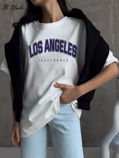 womens tshirt blessyuki trendy high street t shirts women summer short sleeve letter printed tees female casual loose cotton basic 230328, White
womens tshirt blessyuki trendy high street t shirts women summer short sleeve letter printed tees female casual loose cotton basic 230328, White