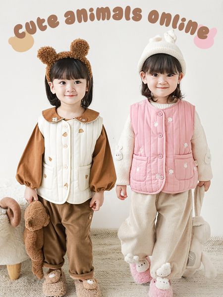 waistcoat girls winter vest cartoon embroidered baby thick windproof warm waistcoat 230329, Camo
waistcoat girls winter vest cartoon embroidered baby thick windproof warm waistcoat 230329, Camo