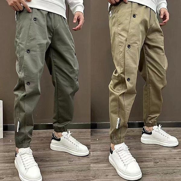 men's pants 2023 spring and autumn casual fashion talent versatile slim fit leggings closeup sweatpants 230329, Black
men's pants 2023 spring and autumn casual fashion talent versatile slim fit leggings closeup sweatpants 230329, Black