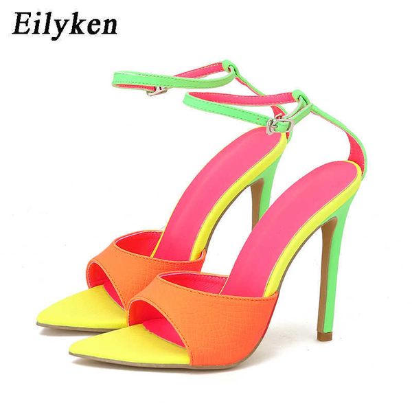 pointed toe high heels sandal summer fashion mixed color buckle strap women party stripper shoes 230306, Black
pointed toe high heels sandal summer fashion mixed color buckle strap women party stripper shoes 230306, Black