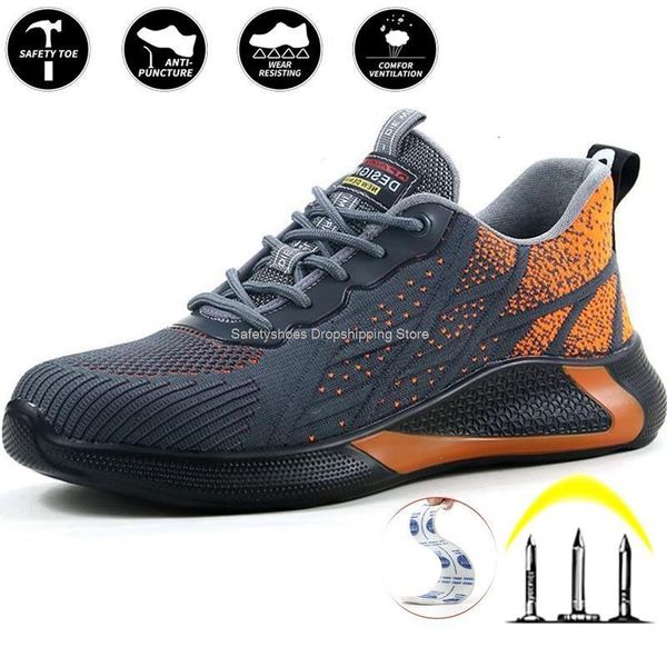 dress shoes lightweight safety men work boots antismash antistab sneakers breathable steel toe for man industrial 230329, Black
dress shoes lightweight safety men work boots antismash antistab sneakers breathable steel toe for man industrial 230329, Black