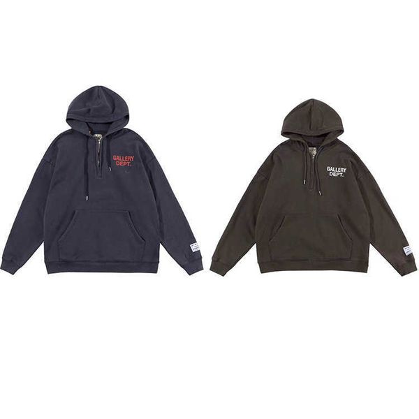 gallerydept mens hoodies used washed half zip high street loose casual couple, Black
gallerydept mens hoodies used washed half zip high street loose casual couple, Black