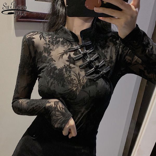 women's blouses shirts shirts and blouses fashion lace woman long sleeve slim chinese turtleneck black for women see through 11350 2303, White
women's blouses shirts shirts and blouses fashion lace woman long sleeve slim chinese turtleneck black for women see through 11350 2303, White