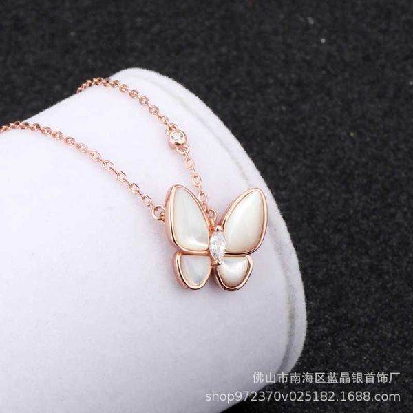 chain designer s925 pure silver diamond white shellfish butterfly necklace with versatile temperament ia31, Black
chain designer s925 pure silver diamond white shellfish butterfly necklace with versatile temperament ia31, Black