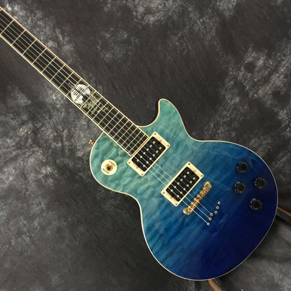 electric guitar custom, right hand guitar, blue quilted color map. good sound quality, guitar sales
electric guitar custom, right hand guitar, blue quilted color map. good sound quality, guitar sales