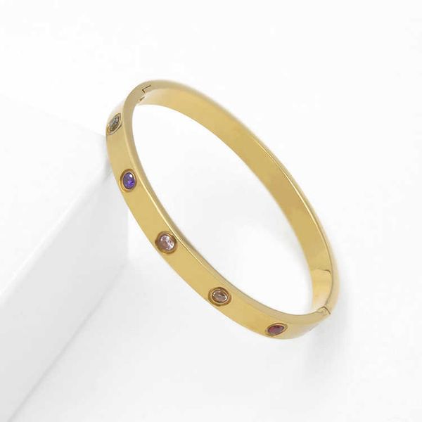 designer bracelet carti jewelry bangle steel color diamond buckle titanium fade classic popular men's and women's bracelet, Black
designer bracelet carti jewelry bangle steel color diamond buckle titanium fade classic popular men's and women's bracelet, Black