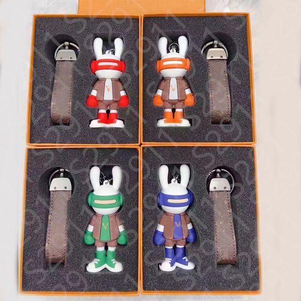 fashion designer rabbit keychains women men cute pu leather v letter car keyrings holder bag key chains animal jewelry with original box, Silver
fashion designer rabbit keychains women men cute pu leather v letter car keyrings holder bag key chains animal jewelry with original box, Silver