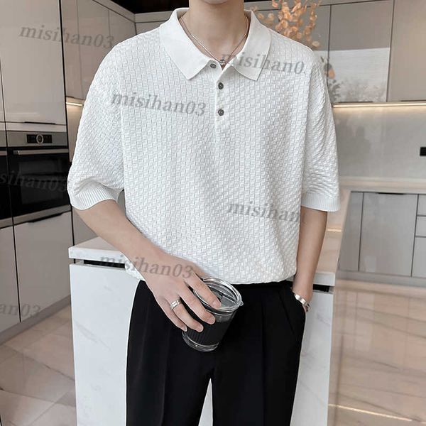 men's polos summer new-design mens shirts trendy short sleeve basic casual clothing male m-3xl a59 y2303, White;black
men's polos summer new-design mens shirts trendy short sleeve basic casual clothing male m-3xl a59 y2303, White;black