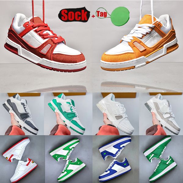 casual men women luxury trainers shoes lvmh sneakers designer intage embossed bright natural green cream black burgundy purple leather platf
casual men women luxury trainers shoes lvmh sneakers designer intage embossed bright natural green cream black burgundy purple leather platf