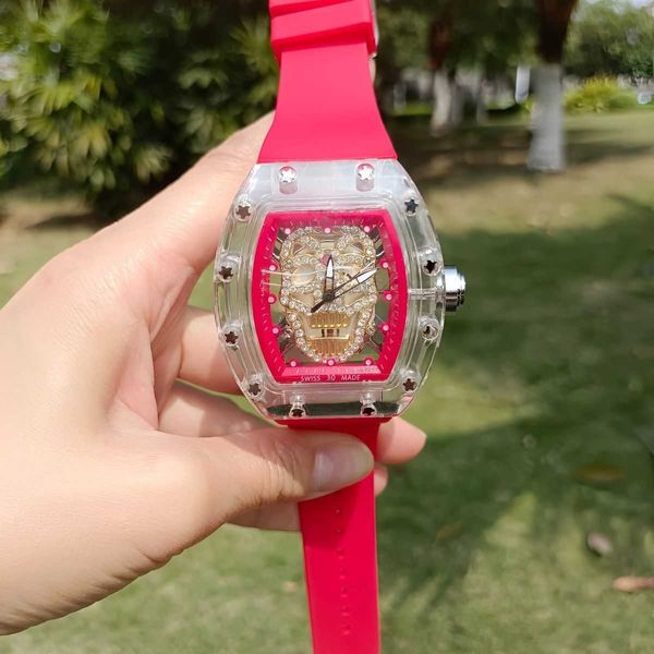 watch milles richard's same personalized skull multifunctional non mechanical watch quartz cutout limited edition transparent new style, Slivery;black
watch milles richard's same personalized skull multifunctional non mechanical watch quartz cutout limited edition transparent new style, Slivery;black