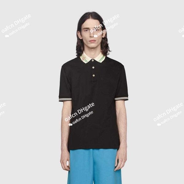 23ss luxury brand men's designer polo t-shirt summer fashion breathable short sleeve contrast knitted collar casual m-3xl, White;black
23ss luxury brand men's designer polo t-shirt summer fashion breathable short sleeve contrast knitted collar casual m-3xl, White;black