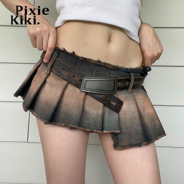 skirts pixiekiki denim irregular pleated streetwear trashy y2k jean lace up low rise mini skirt grunge aesthetic p67da36 230329, Black
skirts pixiekiki denim irregular pleated streetwear trashy y2k jean lace up low rise mini skirt grunge aesthetic p67da36 230329, Black