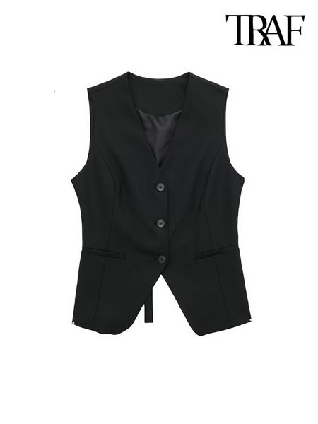 women's vests traf women's fashion back opening with tap waist coat vintage v-neck sleeveless women's coat fashion tank 23032, Black;white
women's vests traf women's fashion back opening with tap waist coat vintage v-neck sleeveless women's coat fashion tank 23032, Black;white