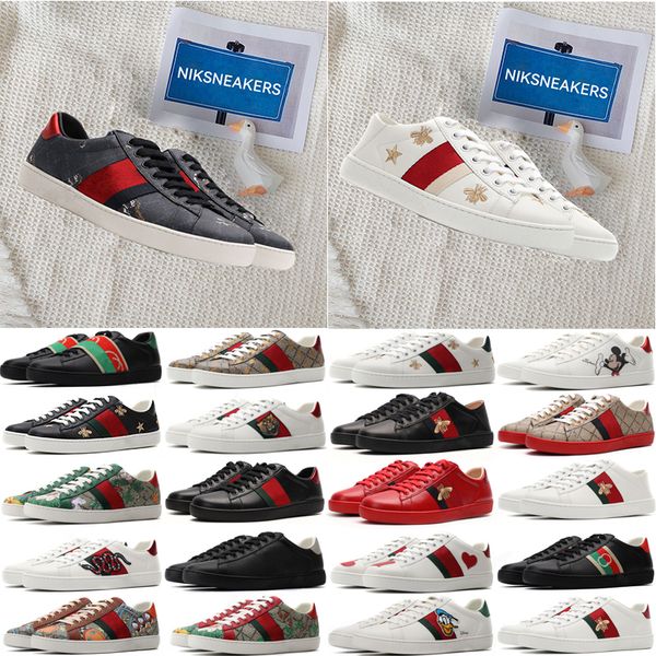 2023 luxury designer shoes mens womens cartoons casual shoe bee ace genuine leather tiger snake embroidery stripes classic men sneakers, Black
2023 luxury designer shoes mens womens cartoons casual shoe bee ace genuine leather tiger snake embroidery stripes classic men sneakers, Black