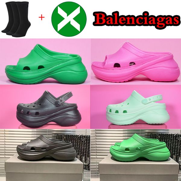 aaaaa designer croc platform slide sandal womens fashion men slippers pool rubber slip on slippers fashion lightweight summe women size eur, Black
aaaaa designer croc platform slide sandal womens fashion men slippers pool rubber slip on slippers fashion lightweight summe women size eur, Black