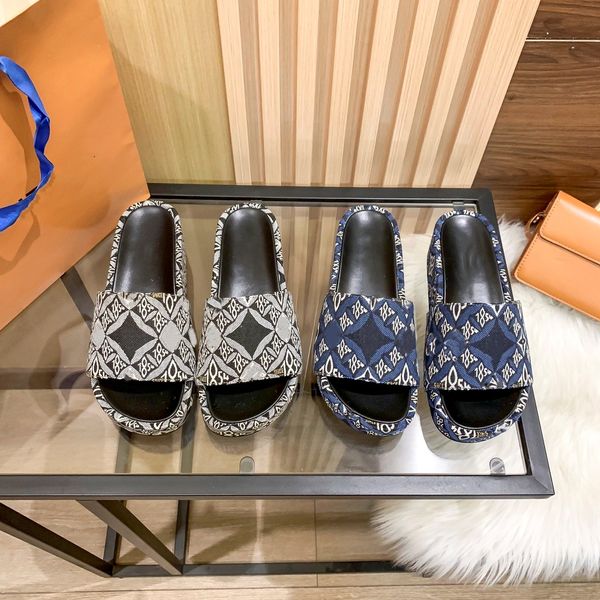 2023 since 1854 slipper womens thick bottom mule sandals designer women ladies slides embroider monograms slippers summer beach outdoor sand, Black
2023 since 1854 slipper womens thick bottom mule sandals designer women ladies slides embroider monograms slippers summer beach outdoor sand, Black