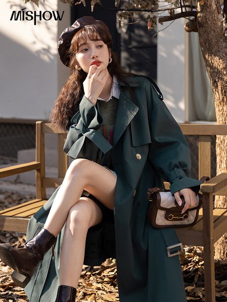 women's trench coats mishow for women autumn loose solid turndown collar calflength jackets british female overcoat mxb33w0381 230329, Tan;black
women's trench coats mishow for women autumn loose solid turndown collar calflength jackets british female overcoat mxb33w0381 230329, Tan;black