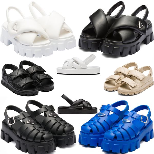 2023 summer sandals designer woman sandals monolith rubber sandal slippers luxury summer buckle strap patent leather slides classics wide so, Black
2023 summer sandals designer woman sandals monolith rubber sandal slippers luxury summer buckle strap patent leather slides classics wide so, Black