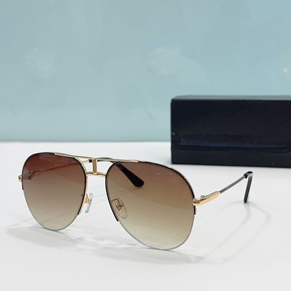 gold metal brown gradient pilot sunglasses for men 717 half frame glasses sonnenbrille sun shades uv400 eyewear wth box, White;black
gold metal brown gradient pilot sunglasses for men 717 half frame glasses sonnenbrille sun shades uv400 eyewear wth box, White;black