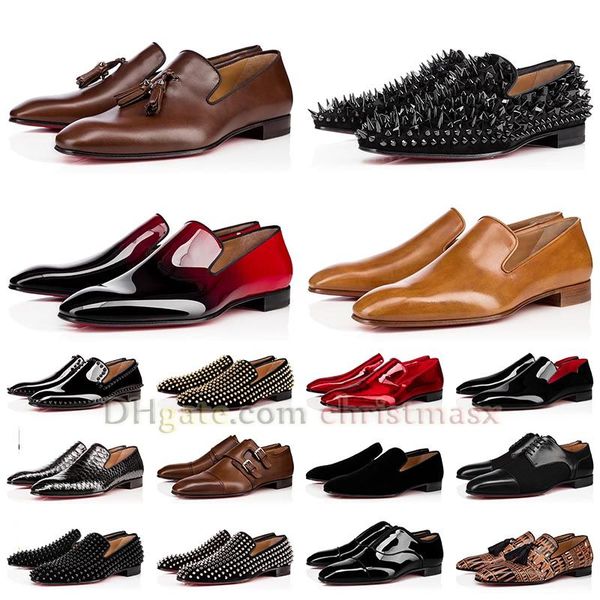 high qiality men red bottom dress loafers shoes bottoms sneakers pump suede patent leather rivets slip on mens famous dhgate spike shoe loub
high qiality men red bottom dress loafers shoes bottoms sneakers pump suede patent leather rivets slip on mens famous dhgate spike shoe loub