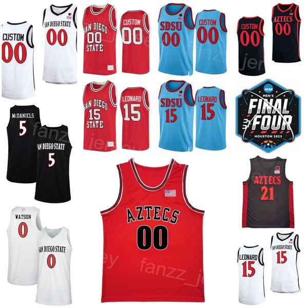 2023 final four san diego state aztecs college jersey basketball 31 nathan mensah 0 devin watson 5 jalen mcdaniels 21 malik pope 15 kawhi le, Black
2023 final four san diego state aztecs college jersey basketball 31 nathan mensah 0 devin watson 5 jalen mcdaniels 21 malik pope 15 kawhi le, Black