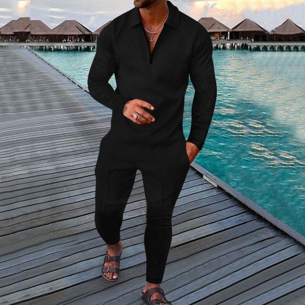 men's tracksuits spring and autumn men's fashion casual sportswear long sleeve men's half zip polo print set 230330, Gray
men's tracksuits spring and autumn men's fashion casual sportswear long sleeve men's half zip polo print set 230330, Gray