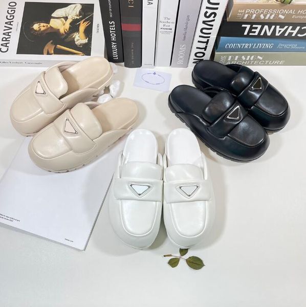 2023 designer prince town slippers leather mules women loafers metal triangular nameplate comfortable casual shoe lace velvet slipper with b, Black 
2023 designer prince town slippers leather mules women loafers metal triangular nameplate comfortable casual shoe lace velvet slipper with b, Black