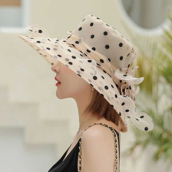 wide brim hats elegant temperament hat for women dot chiffon bucket hat organza breathable beh hat summer big eaves sunshade fisherman hat p, Blue;gray
wide brim hats elegant temperament hat for women dot chiffon bucket hat organza breathable beh hat summer big eaves sunshade fisherman hat p, Blue;gray