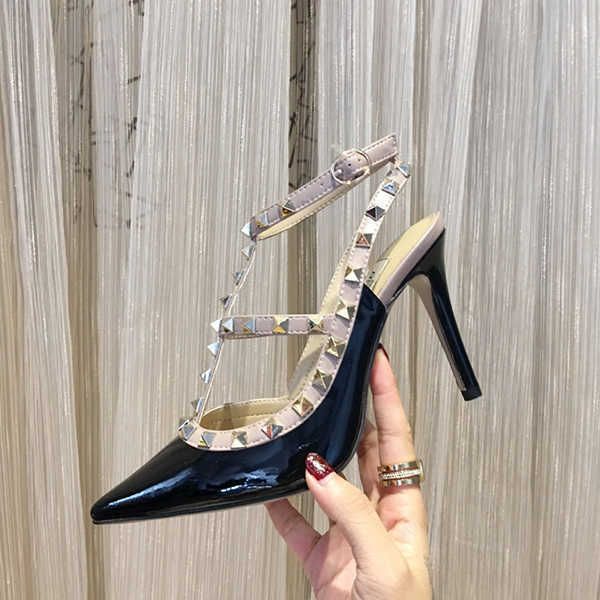 shoes dress fashion pointed toe strap studded strappy slippers slides sandal valentine high heel shoe with studs highs heels matte leather r
shoes dress fashion pointed toe strap studded strappy slippers slides sandal valentine high heel shoe with studs highs heels matte leather r