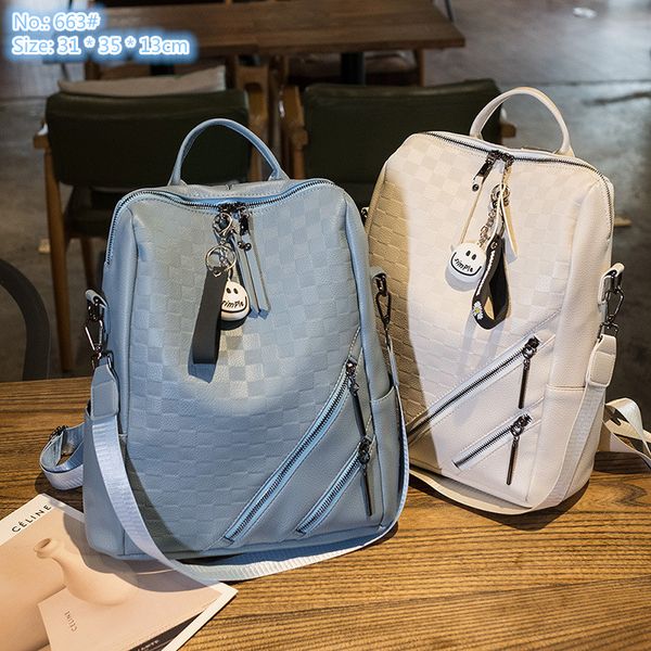 factory wholesale ladies shoulder bag 4 colors soft embossed leather handbag college wind outdoor sports leisure backpack double zipper pend
factory wholesale ladies shoulder bag 4 colors soft embossed leather handbag college wind outdoor sports leisure backpack double zipper pend