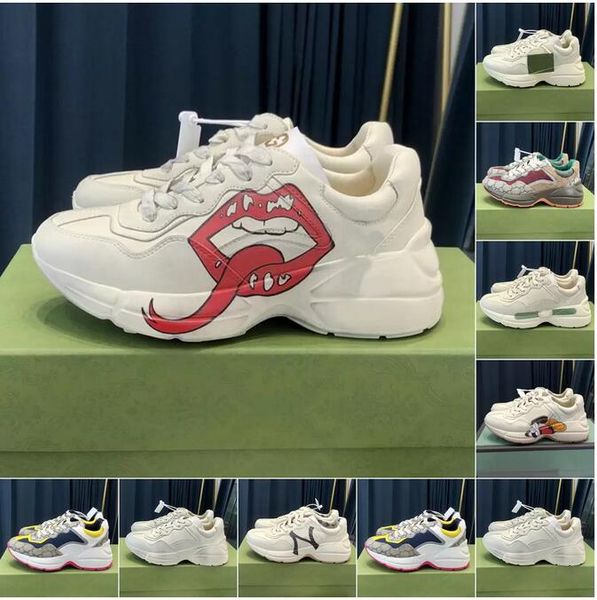 2023 designer shoes rhyton sneakers beige men trainers vintage luxury chaussures ladies size 36-45, Black
2023 designer shoes rhyton sneakers beige men trainers vintage luxury chaussures ladies size 36-45, Black