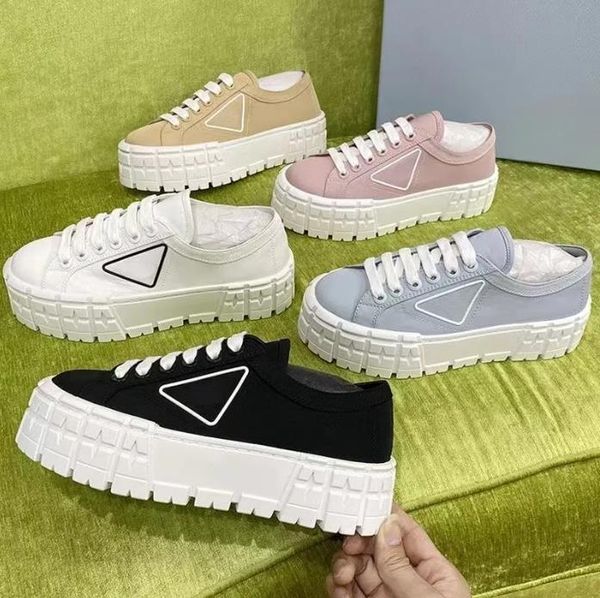 2023 designer double wheel shoes nylon gabardine canvas casual shoes women luxury thick bottom sneakers, Black
2023 designer double wheel shoes nylon gabardine canvas casual shoes women luxury thick bottom sneakers, Black