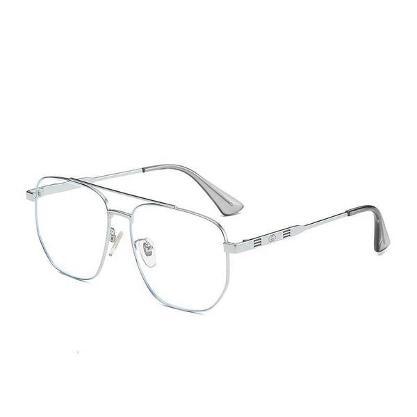 designer glasses metal double beam super large frame female eyeglass anti blue light flat lens myopia male 8801, White;black
designer glasses metal double beam super large frame female eyeglass anti blue light flat lens myopia male 8801, White;black