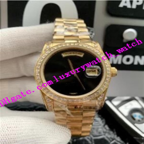 factory s men watch diamond bezel black dial gold stainless steel bracelet asia 2813 automatic luxury wristwatch 2743, Slivery;brown
factory s men watch diamond bezel black dial gold stainless steel bracelet asia 2813 automatic luxury wristwatch 2743, Slivery;brown